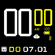 Base 1  2.0 12h Bianco Giallo