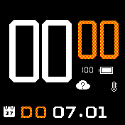 Base 1  2.0 Bianco Arancione 24h