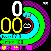 Apple iWatch2  12h, 24h