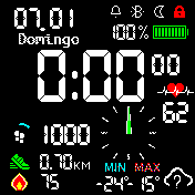 Digital Dark Colorido Editar 24H (2x) PT analógico + SEG