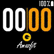 Orange new font with lock sreen