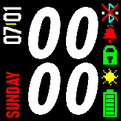 Vertical Big numbers