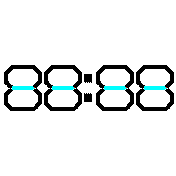 SciFi digits(12h/24h)