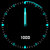 Simple Cyan Analog Steps