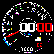 Mustang speedometer gauge americana 