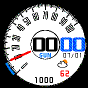 Mustang speedometer gauge wsky