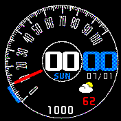 Mustang speedometer gauge bsky