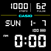 Casio Dream Black v2.7b 24h+12h