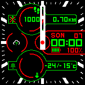 Analog Digital Watch 1.8 Modern Color DE