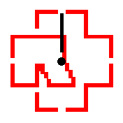 Rammstein Groß Rot Analog