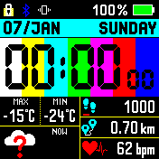 Clean Themes TeleColor Remix (°F, °C, seconds)