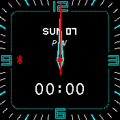 Perfect Watch Simple Cyan