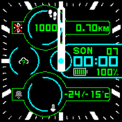 Analog Digital Watch 1.91 Modern Color DE