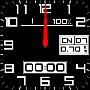 Đồng hồ kim (Vi) (BLACK)