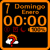 Simple naranja grande.