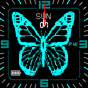 Perfect Watch Butterfly Blue