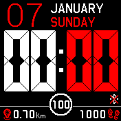 Red-White LCD EN 24/12h