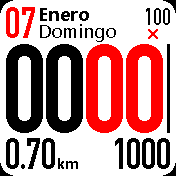 Dimm Rojo fondo Blanco/Negro (24h) Esp by RjL