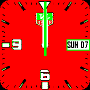 TAG Heuer Red Analog