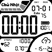 LCD  Casio classic 24h VN