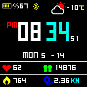 Cool Digits 12hrs Watch 