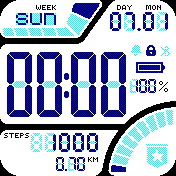 LCD Casio 24h/12h (realistic style)