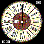 Vintage - with steps and battery status