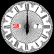 Vintage 3 with day and date