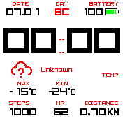 Just normal white watch with/without seconds (RUS)