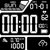LCD DIGITAL CASIO ENG 12HR INVERTED