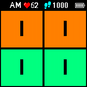 Block green orange 12H