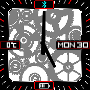 Skeleton Analogous White and Grey Dither