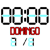 Digital sencillo con sombras y fecha