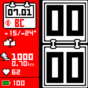 Pebble RUS with full weather