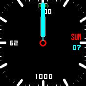 Analog Simple Step Face