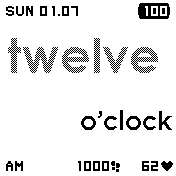 Pebble Sliding Text WHITE 1.2
