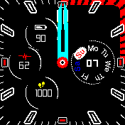 Analog g-shock inspired design