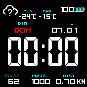 MOD1_R1_SPANISH(12H&24H)　BLACK & WHITE