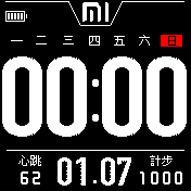 black&white 小米logo 24H V3 