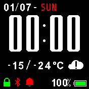 Digital Clock Weather