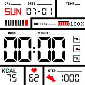 Simple casio style face