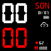 Red Digital Clock - Official German Edition
