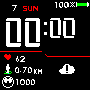 シンプルなウォッチフェイス