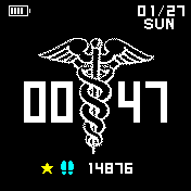 Simple Caduceus Medicina