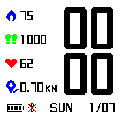 "Number" from Mi Fit negated