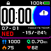 Digital with weather info V1