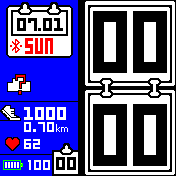 Pebble Vertical Blue 12h