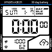 Pebble Casio BIP W Seconds