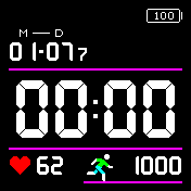 Simple black (run man)