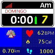 5 mas 2 dias con corazón que gira